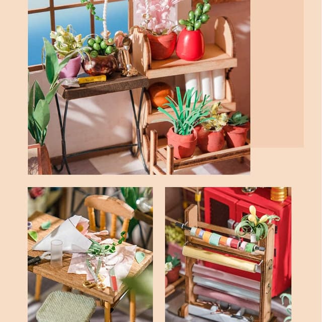 Thumbnail 3 de Rolife Emily's Flower Shop 449-piece kit