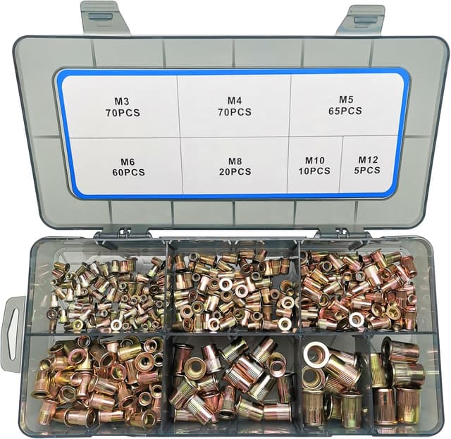 Imagen de AKKTOL Nietmuttern Set 300-tlg Gewindehülsen en OfertitasTOP