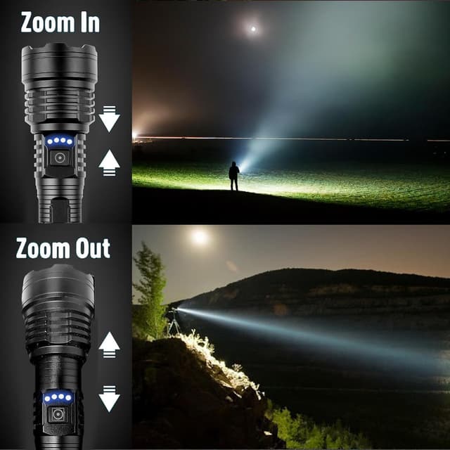 Detalle de DXHGHYGL torcia LED potente 500.000 lumen