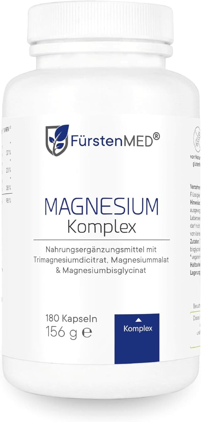 Detalle de FürstenMED 180 Magnesium Komplex Kapseln 180 Stück