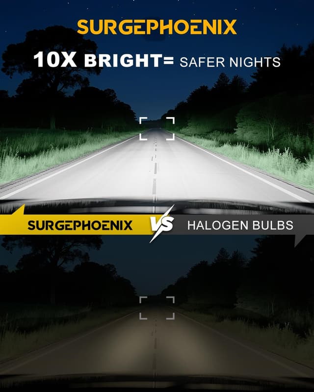 Detalle 2 de Surgephoenix H7 50000LM Bright Fog Bulbs