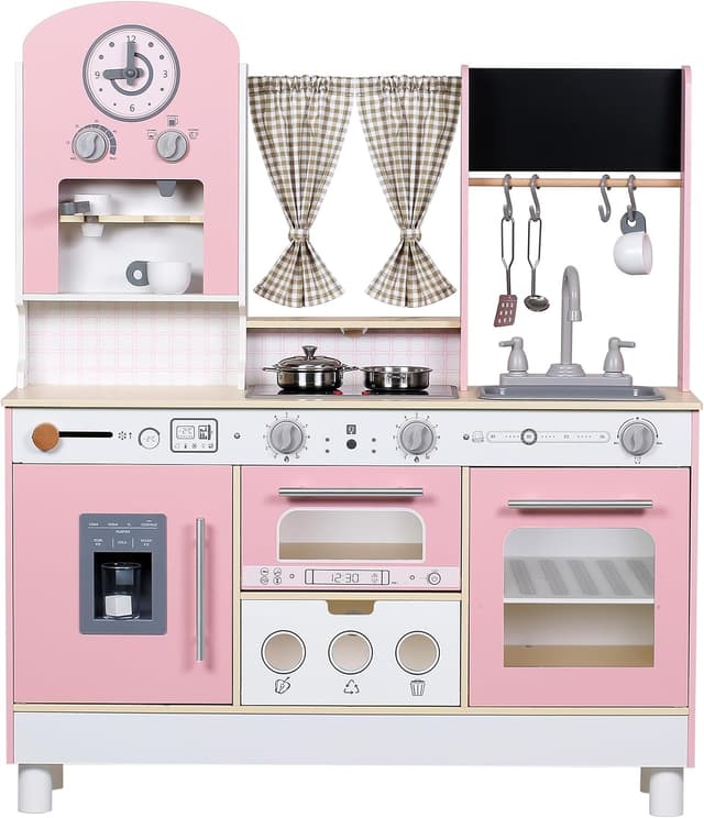 Imagen de EDUBEBO Kids Kitchen playset Adjustable Height for Ages 3-8 🍽 en OfertitasTOP