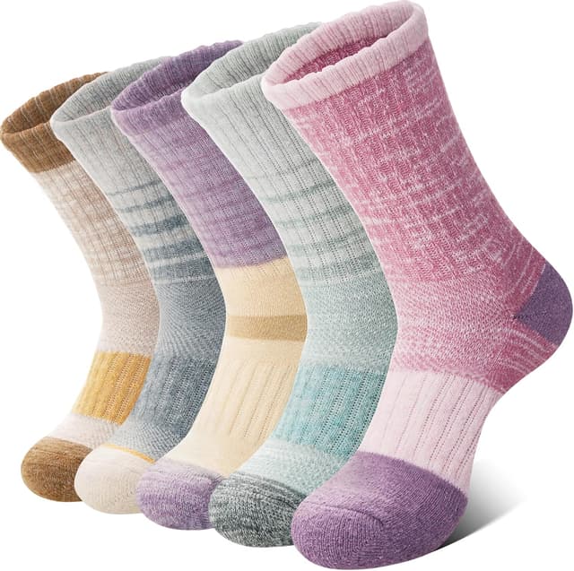 Detalle de MOSEY KOSY Merino Damen Socken 5 Paar