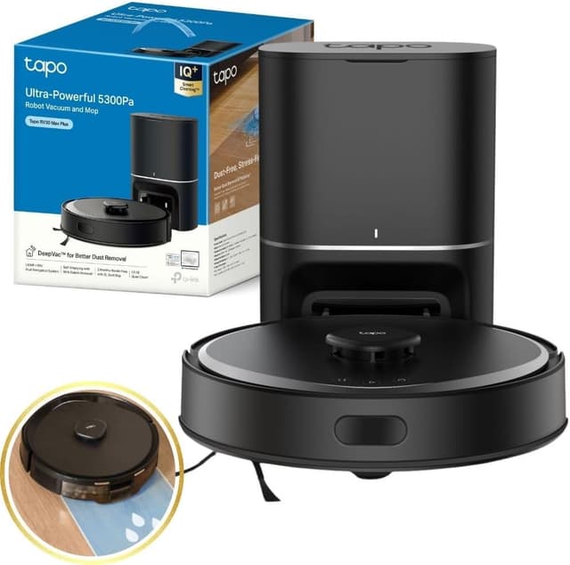 Detalle de Tapo RV30 Max Plus 5300Pa robot vacuum 🧹