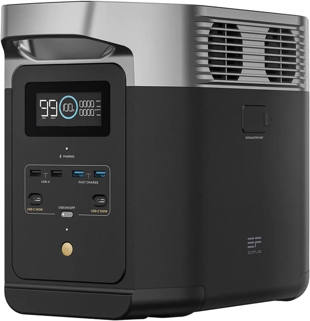 Detalle de EcoFlow Delta 2 🚀 Batería Ampliable de 1-3 kWh para Casa y Camping