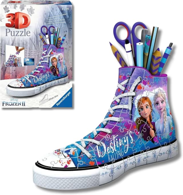 Detalle de Ravensburger Puzzle 3D Graffiti Sneakers 108 piezas 🧩