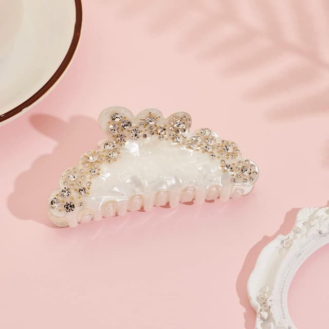 Thumbnail 4 de LILIE&WHITE Fermaglio Donna Bianco con Strass