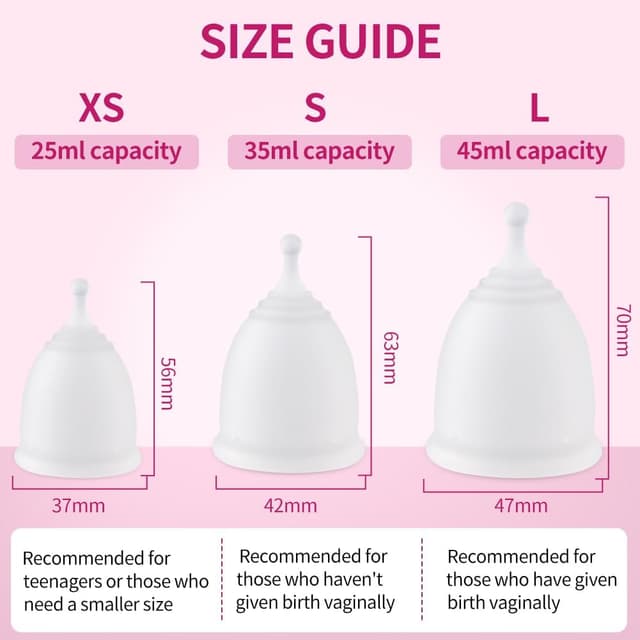 Thumbnail 2 de ACWOO Coppetta Mestruale 3 pezzi