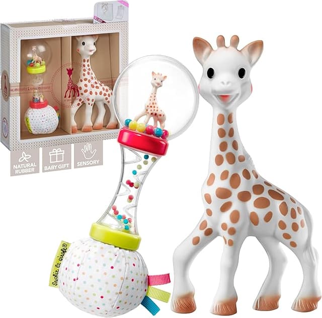 Imagen de Sophie la Girafe 000009 - Set Inicial con Sonajero y Maracas en OfertitasTOP