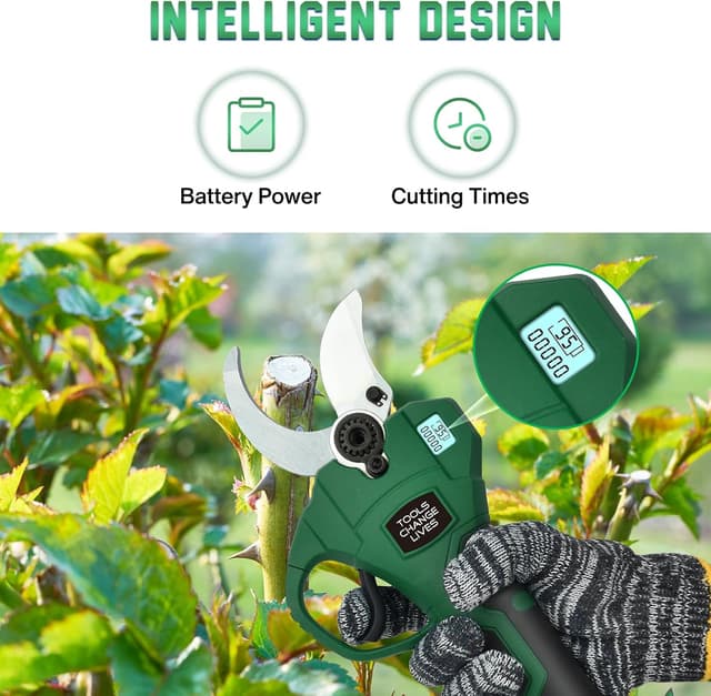 Thumbnail 3 de Forbici Potatura Elettriche 50 mm con batteria 2×3000 mAh ✂