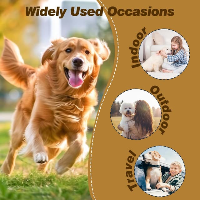 Detalle de Hisprout 3-Pack Female Dog Diaper (Incontinence, Reusable Washable Breathable) – XS, Black