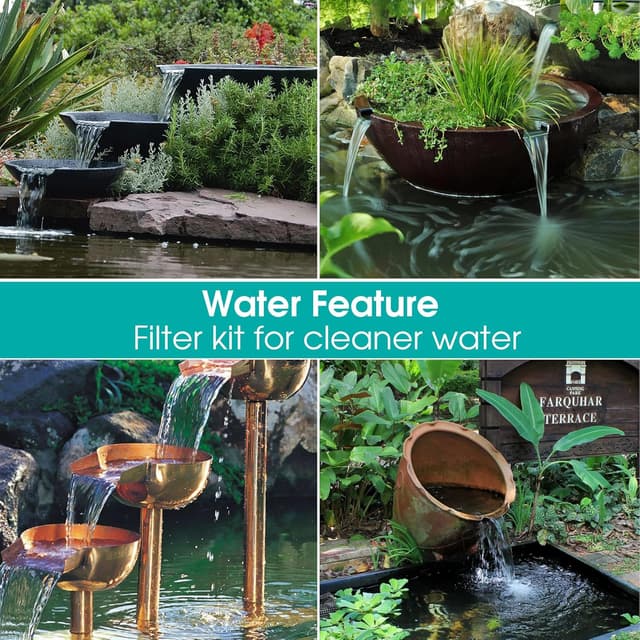 Thumbnail 6 de Biling 20W Solar Pond Filter Pump (875 l/h) for Small Garden Ponds