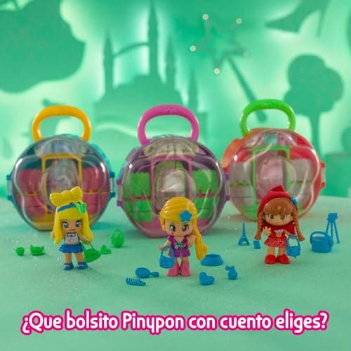 Thumbnail 6 de Famosa Pinypon Cuentos Rapunzel, bolso morado 🎎