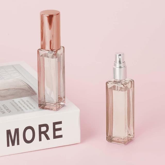 Detalle 2 de LOPHE Parfümzerstäuber-Set 6x10 ml, nachfüllbare Glas-Sprühflaschen für Reise & Alltag