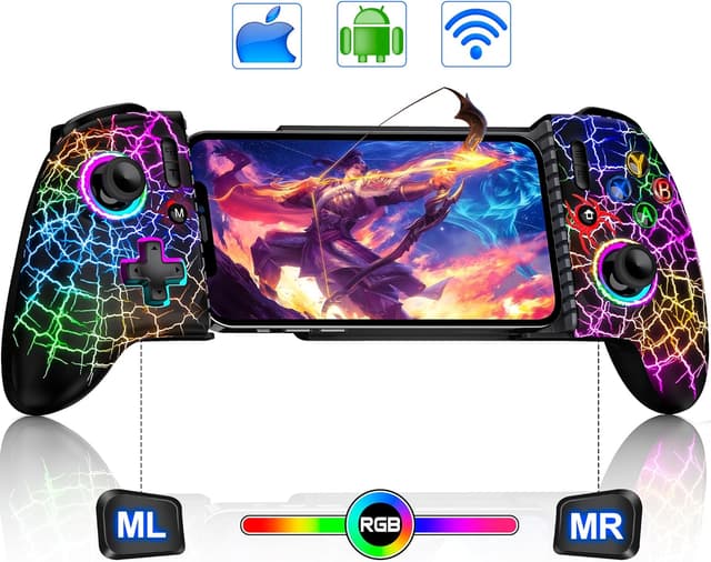 Detalle de Dynamic Light Wireless Mobile Gaming Controller