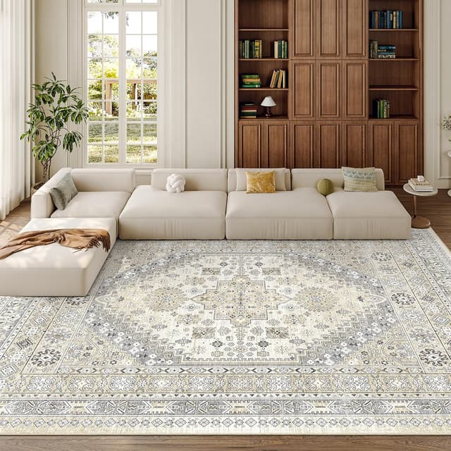 Imagen de zesthome 8 x 10 ft Washable Area Rug en OfertitasTOP