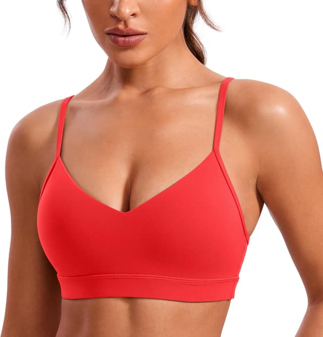Detalle de CRZ YOGA Butterluxe V Collo Reggiseno sport da donna con imbottitura regolabile