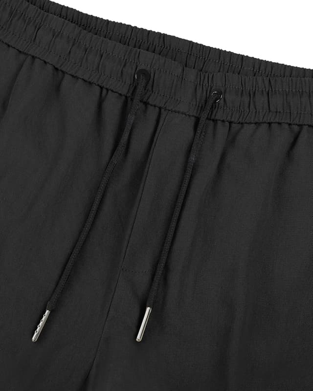 Detalle de TARAINYA Herren-Chino-Shorts aus Baumwolle mit Tunnelzug und Taschen