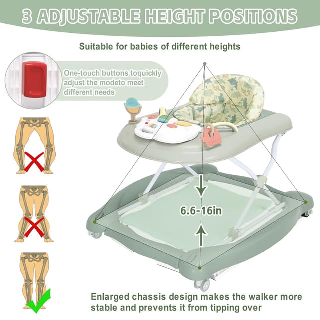 Detalle 2 de 5-in-1 Baby Walker 6-18 Months