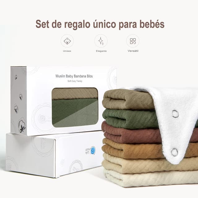 Thumbnail 6 de lulumoon Lätzchen Baby Dreieckstuch