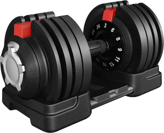 Detalle de Yaheetech adjustable dumbbell set 24 kg