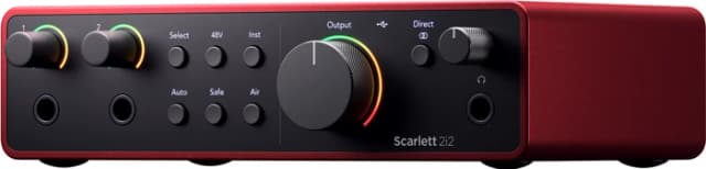 Thumbnail 7 de Focusrite Scarlett4-Studio – 4‑Eingänge Audio-Interface für gleichzeitige Aufnahmen