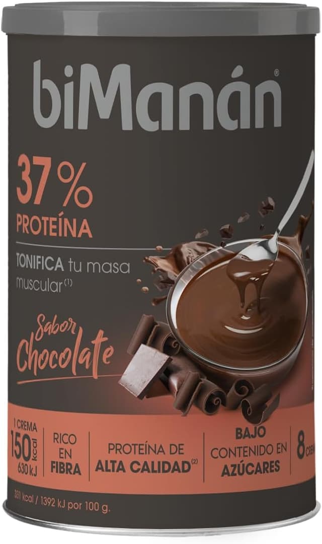 Imagen de BIMANÁN Crema Hiperproteica chocolate 360 g en OfertitasTOP