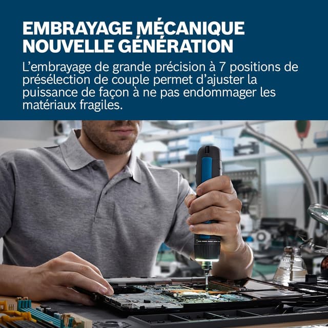 Detalle 2 de Bosch Professional GO 3 tournevis sans-fil 7 réglages