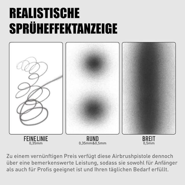 Thumbnail 4 de Gaahleri GHAD-39 Airbrush-Set 0,35 mm 🎨