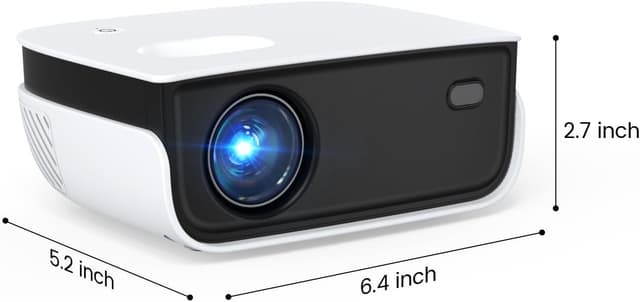 Thumbnail 6 de NICPOW Upgrade Portable Outdoor Mini Projector (1080P, HDMI/USB/AV) for Phone, TV Stick, PS5 & More