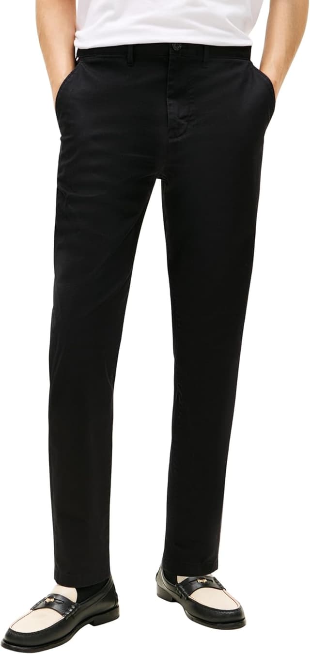 Detalle de Tommy Hilfiger Core Harlem Essential Twill (MW0MW40690) : chino homme en twill