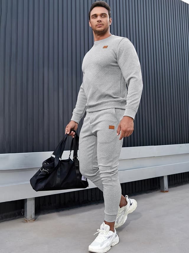 Thumbnail 3 de JMIERR Herren Jogginganzug Set 2-Teilig