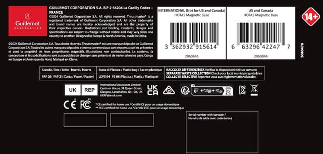 Thumbnail 4 de Thrustmaster Hotas Magnetic Base Magnetische 3D Sensoren