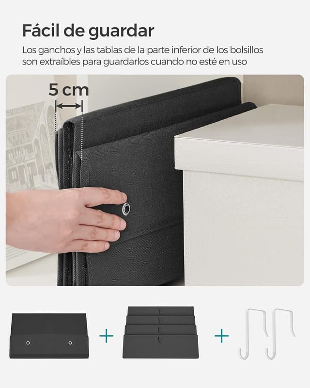 Thumbnail 7 de Songmics Organizador Colgante de Puerta con 4 Bolsillos 👜