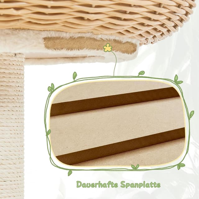 Thumbnail 6 de Yaheetech Kratzbaum 75 cm für große Katzen 🐱