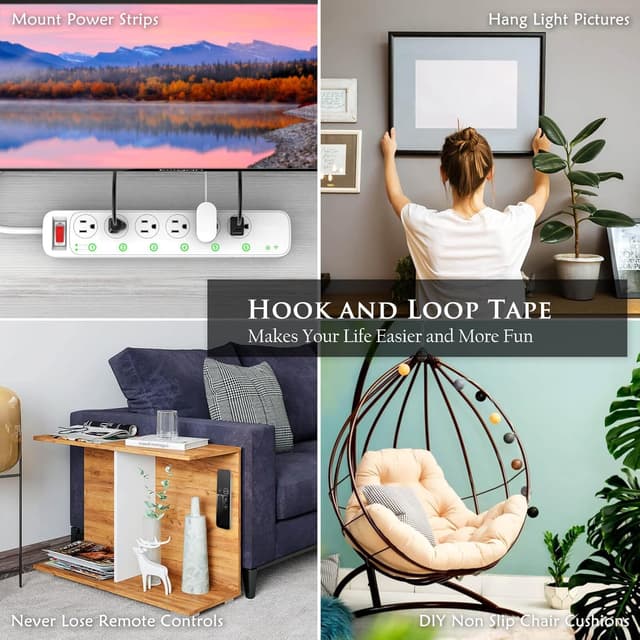 Detalle 1 de Hook and loop tape 5 m for strong fixing