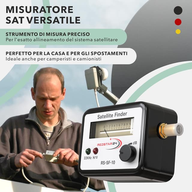Thumbnail 4 de RedStar24 Satfinder misuratore segnale 950–2150 MHz 📡