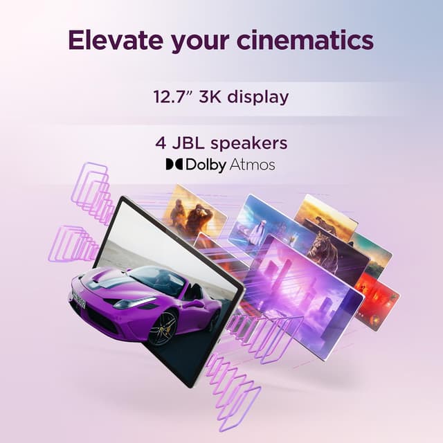 Thumbnail 6 de Lenovo Idea Tab Pro Android Tablet (12.7-inch) | MediaTek Dimensity 8300 | 256GB | Wi‑Fi 6E | 8GB RAM | Luna Grey + Pen