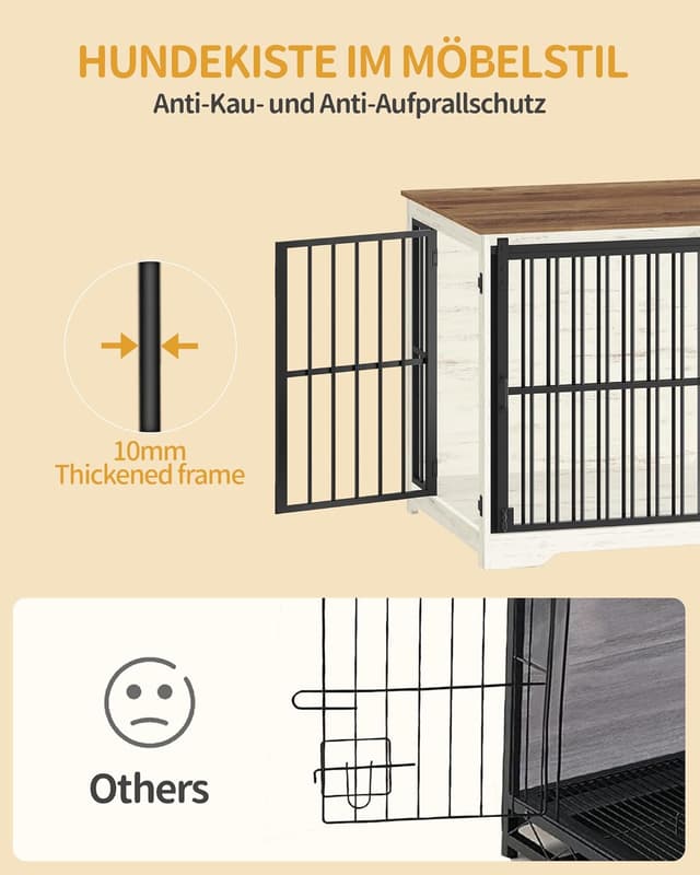 Thumbnail 3 de Hzuaneri Hundekäfig Möbel 110 cm