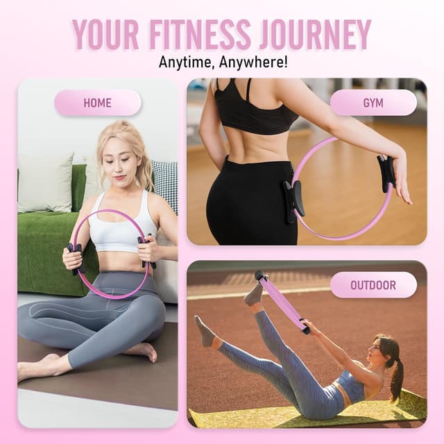 Thumbnail 5 de JKSHMYT Pilates Ring 14.5 inch kit