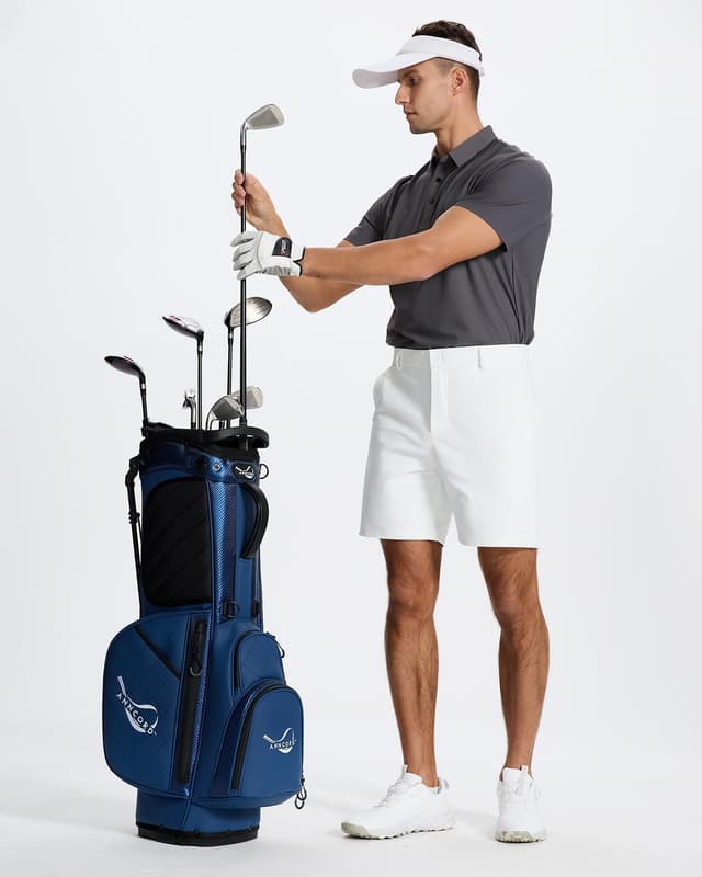 Detalle 2 de SNOWTEN Men’s Classic Fit 7/9/11-Inch Golf Shorts with Lightweight Stretch & 4 Pockets