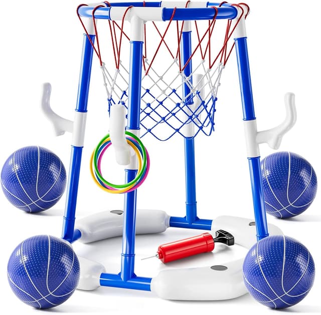 Detalle de 2-in-1 Pool Basketball Hoop Game Set