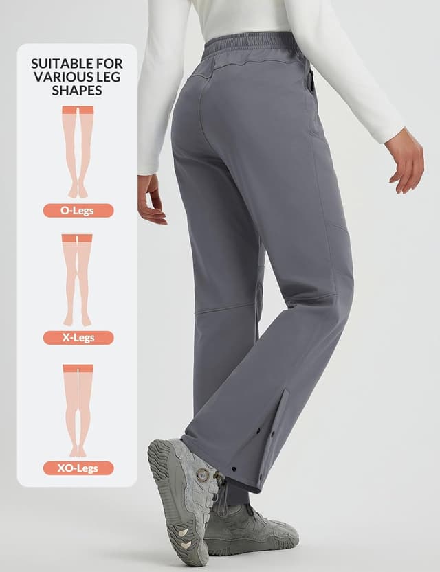 Thumbnail 6 de Baleaf Women's Waterproof Snow Pants with Fleece Lining 🧣