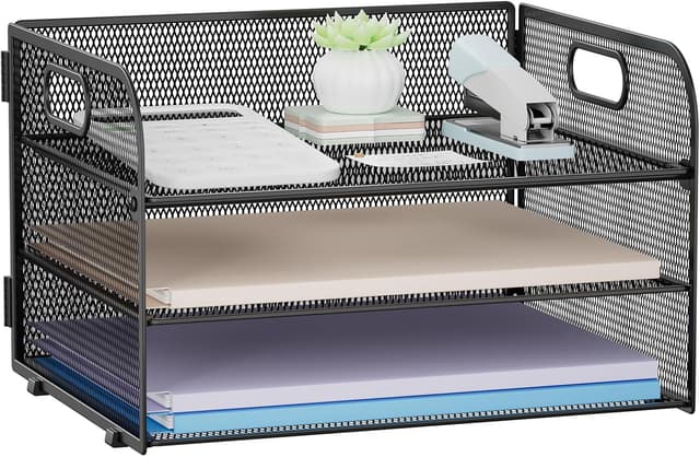 Detalle de Restorgan 3 Tier Paper Organiser with Handle