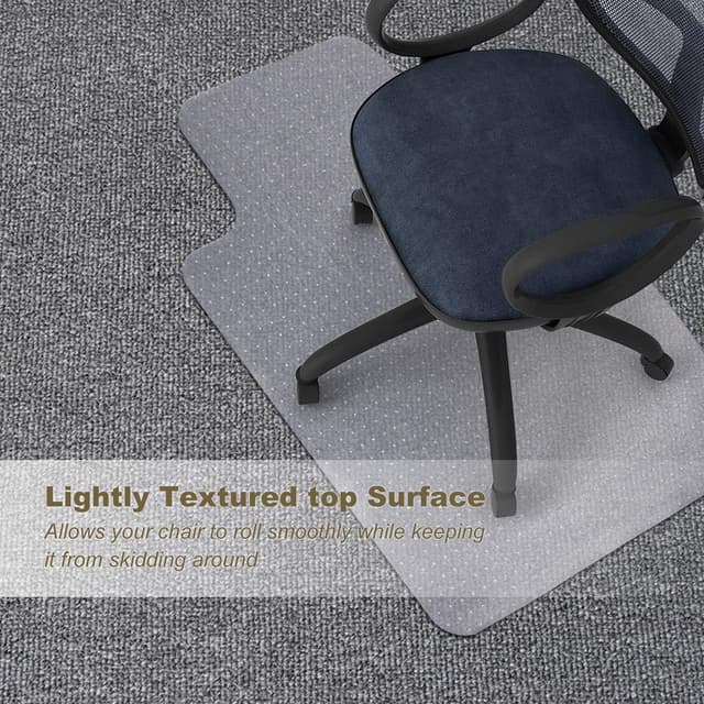Detalle 1 de Kuyal Office chair mat for carpets 2.2mm