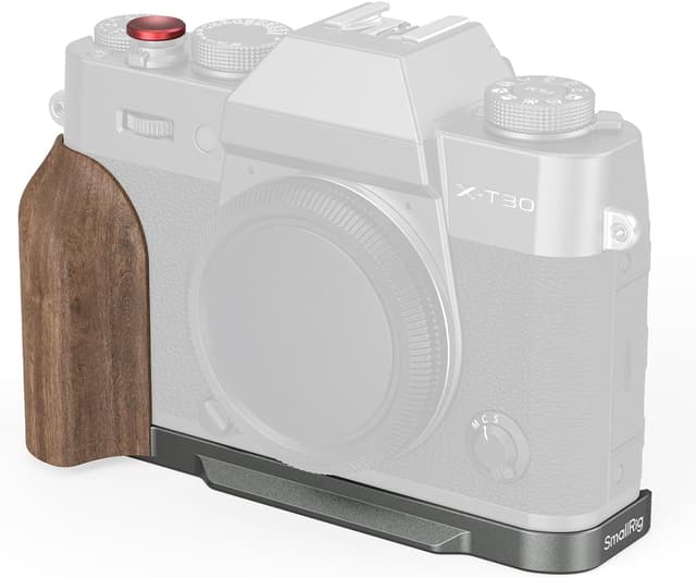 Imagen de SMALLRIG X-T30 III piastra L con manico in legno en OfertitasTOP