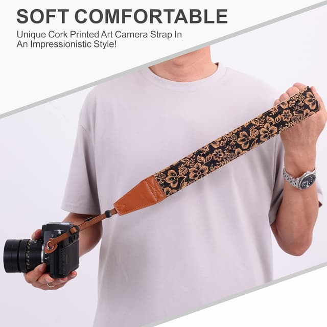 Detalle de Padwa Kameragurt Lifestyle 2 Zoll, Kork