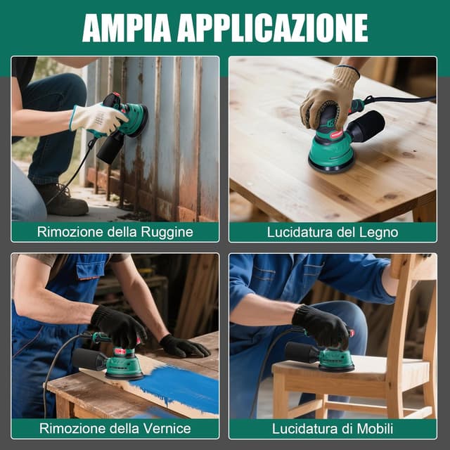 Thumbnail 6 de HYCHIKA Levigatrice Orbitale 300W 12000OPM