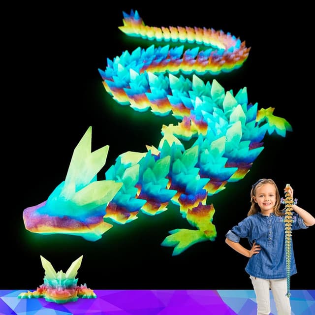 Detalle de HyBaiS 24 inch glow-in-dark 3D dragon