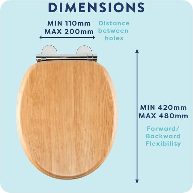 Thumbnail 6 de Croydex Hartley Flexi-Fix Soft Close Toilet Seat